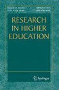 research in higher education